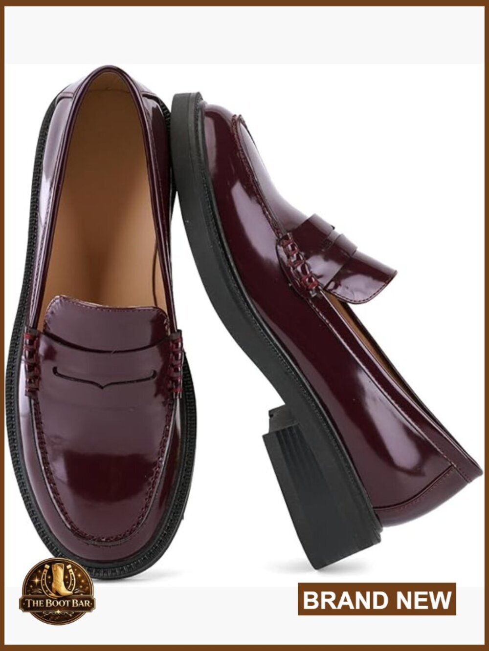 Classic Penny Loafers Slip On Flats Comfortable Work Shoes Walking